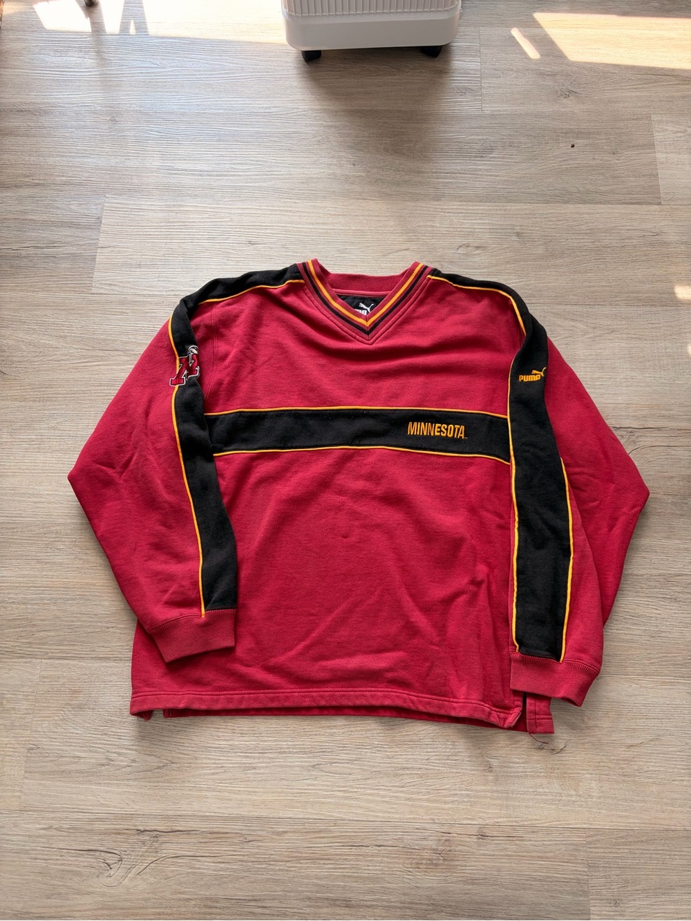 Vintage Minnesota Vikings puma sweater